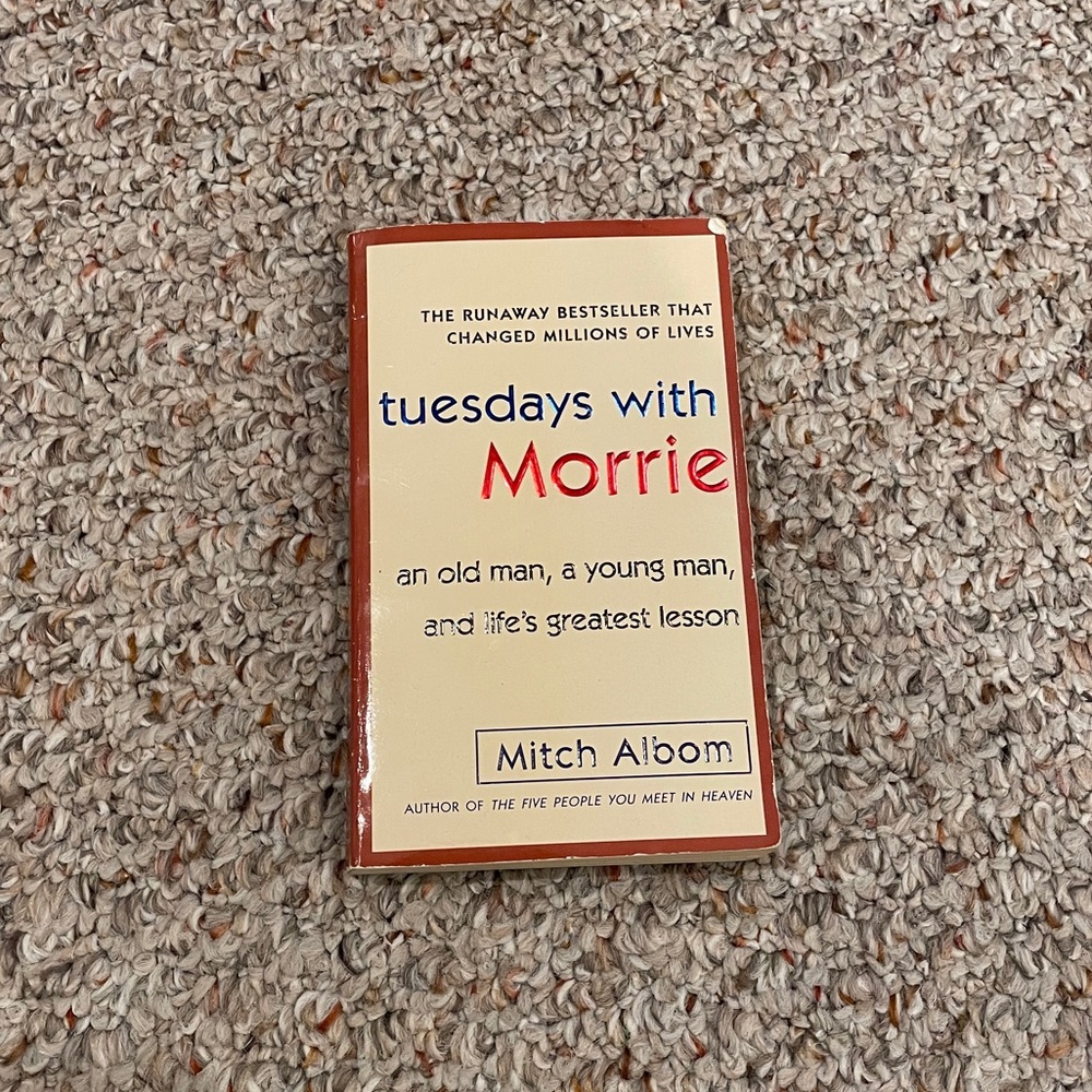 3 for $18 Tuesdays with Morrie, Mitch Albom